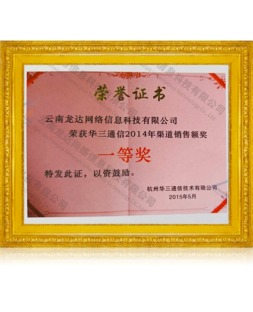 华三通讯一等奖